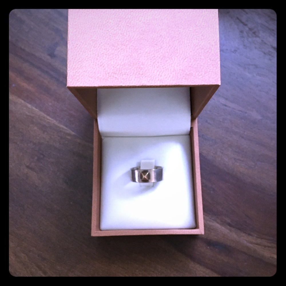 2-tone Silver Band - 925 stamped